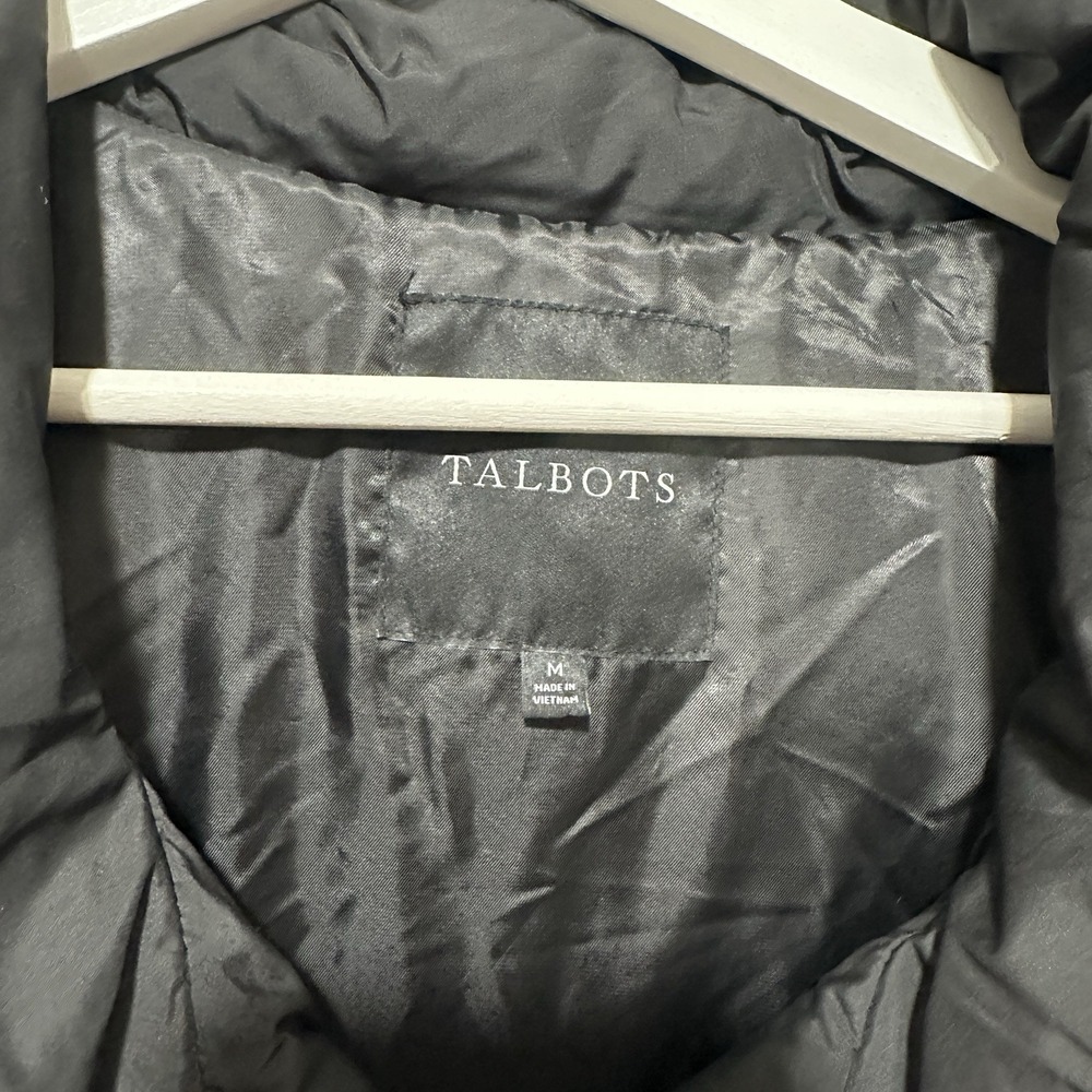 Talbots Women's Black Snap Button Down Alternativ… - image 5